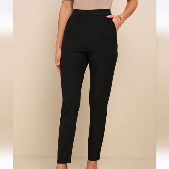 Lulus Kick-It High Waisted Trousers Medium - Picture 3 of 7